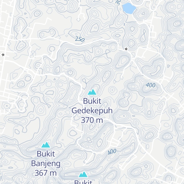Map of Bukit Gedekepuh
