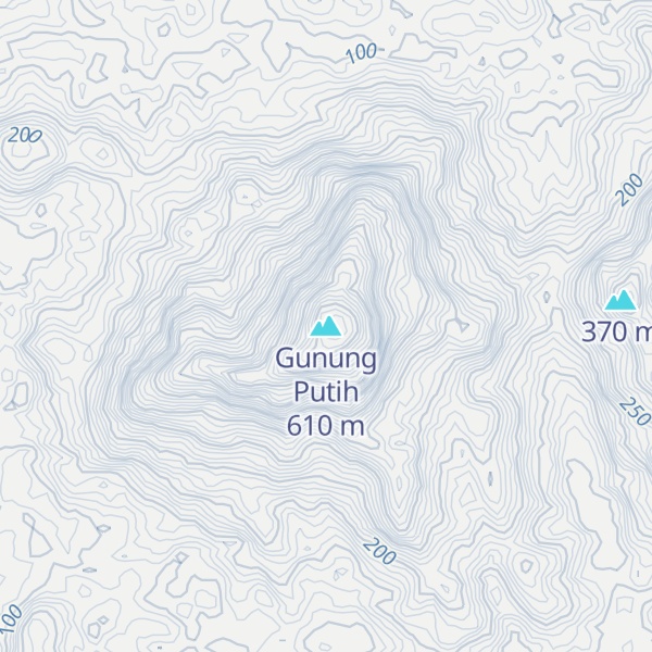 Map of Gunung Putih