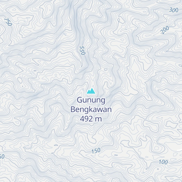 Map of Gunung Bengkawan