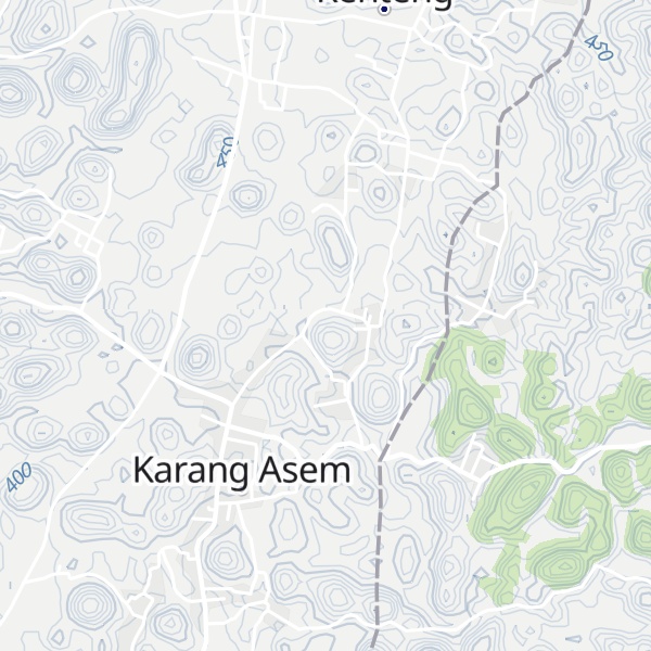 Map of Gunung Blawong