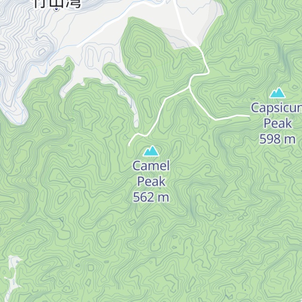 Map of Camel Peak