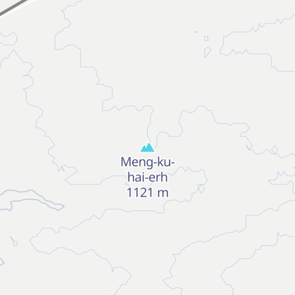 Map of Meng-ku-hai-erh