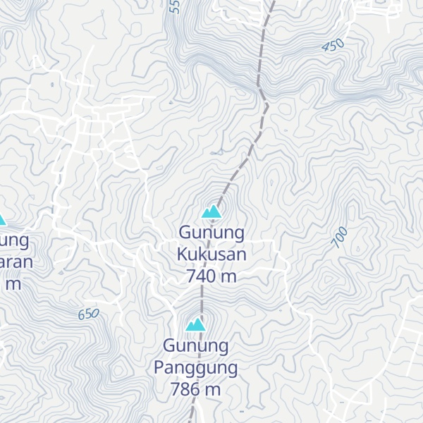 Map of Gunung Kukusan