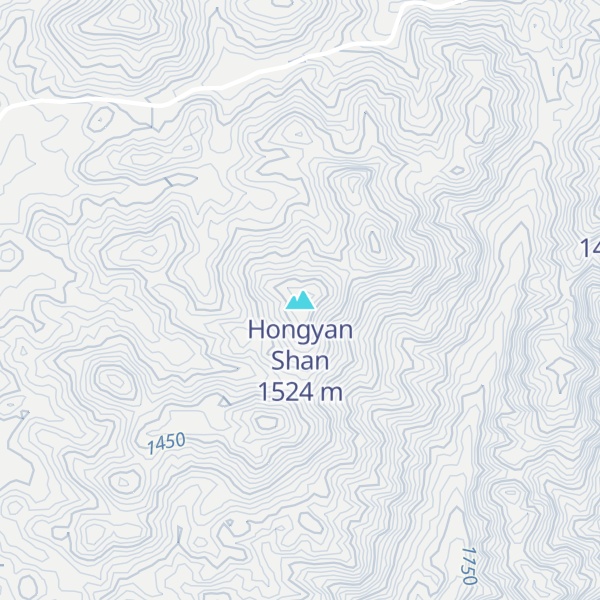 Map of Hongyan Shan