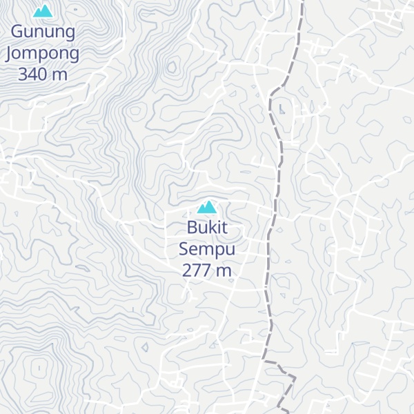 Map of Bukit Sempu