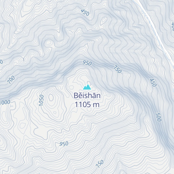 Map of Běishān