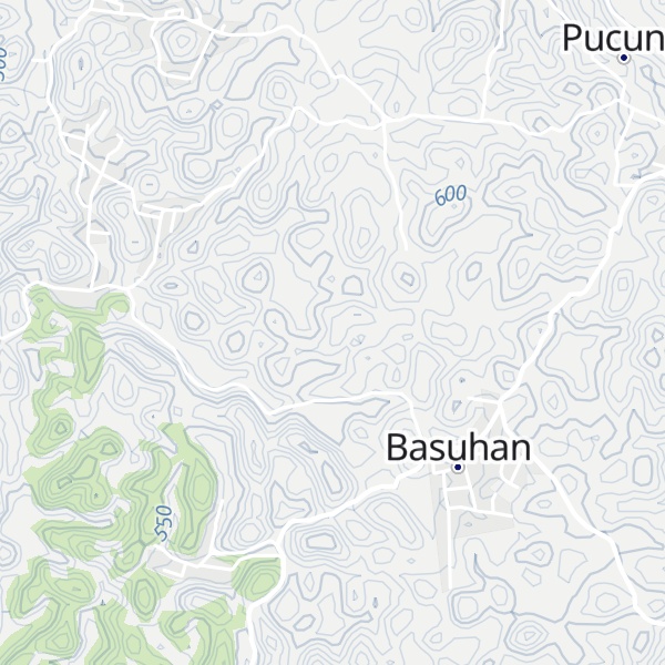 Map of Gunung Bongos