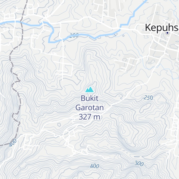 Map of Bukit Garotan