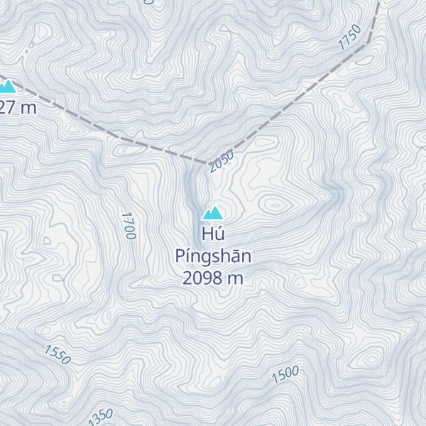 Map of Hú Píngshān