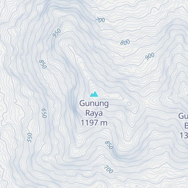 Map of Gunung Raya