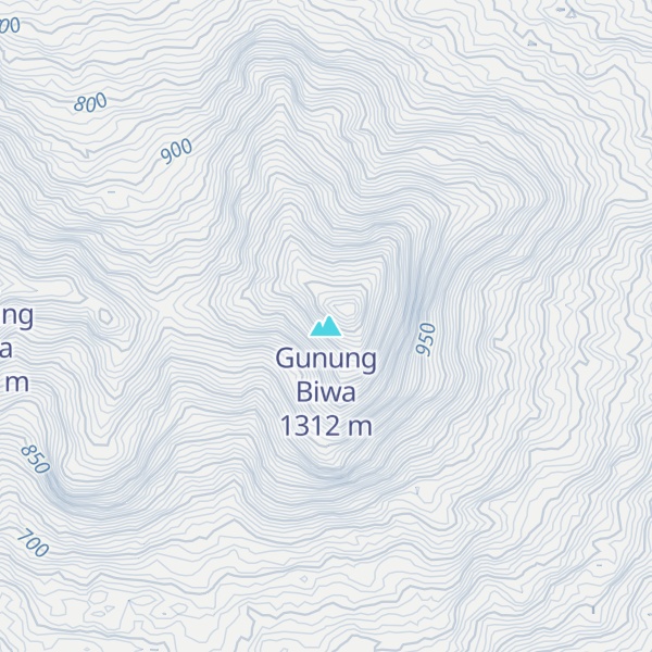 Map of Gunung Biwa