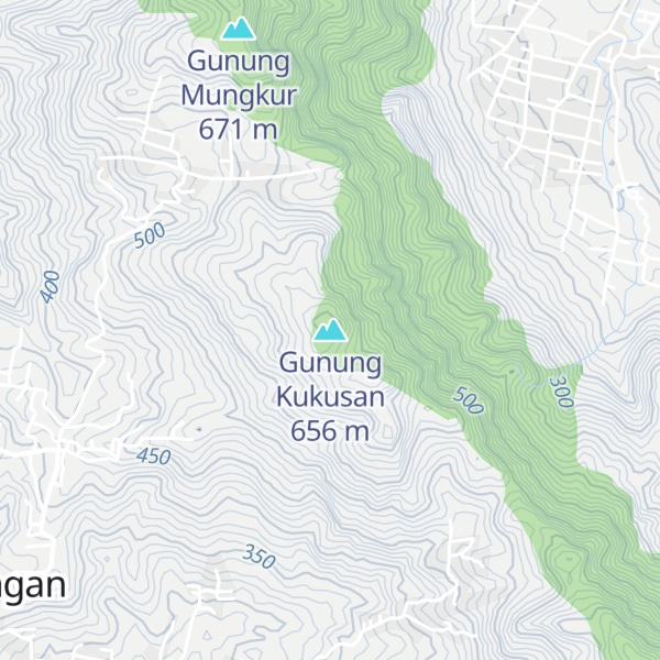Map of Gunung Kukusan