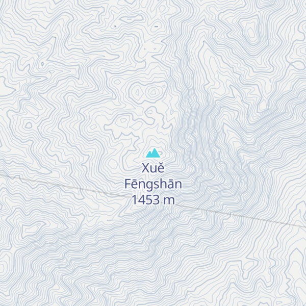 Map of Xuě Fēngshān