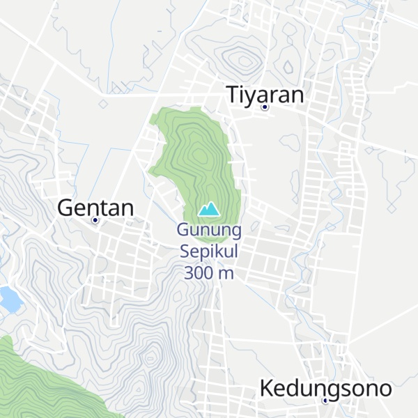 Map of Gunung Sepikul
