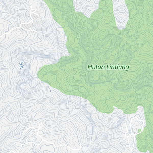 Map of Gunung Gasingngoboyo