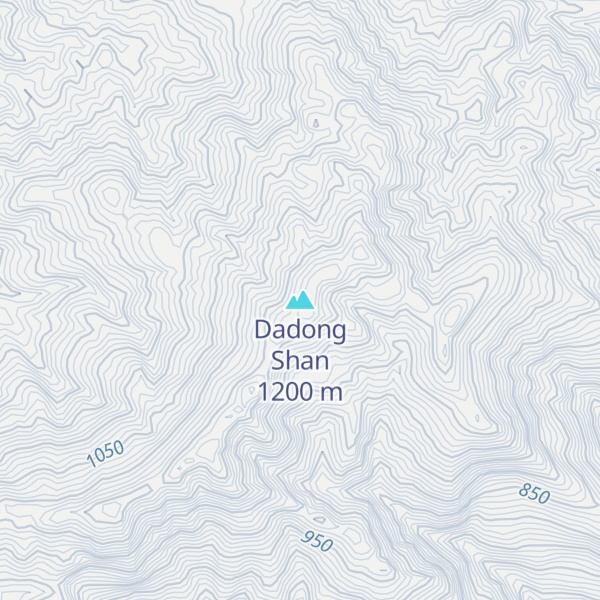 Map of Dadong Shan