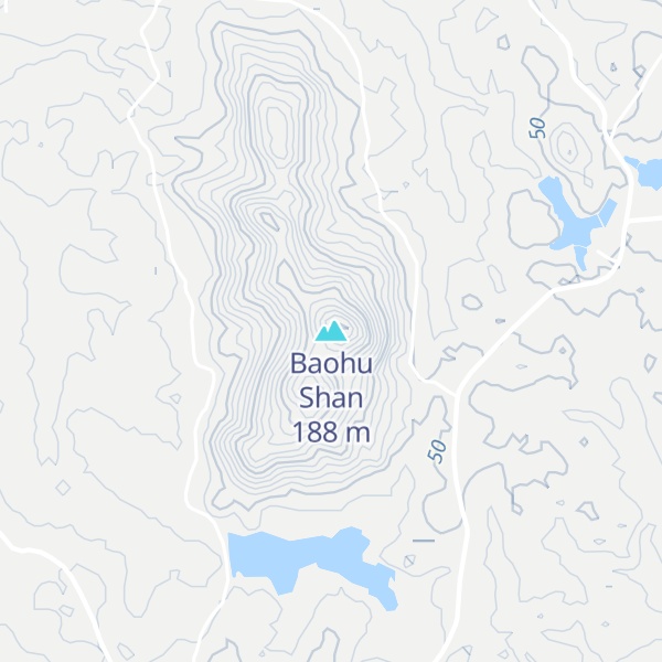 Map of Baohu Shan