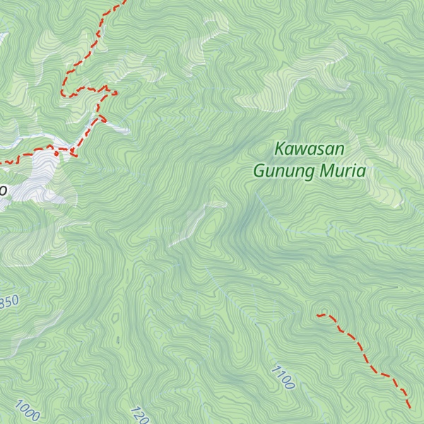 Map of Puncak Argopiloso Gunung Muria