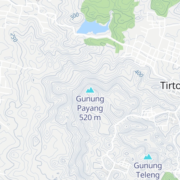 Map of Gunung Payang