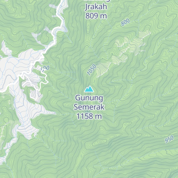 Map of Gunung Semerak