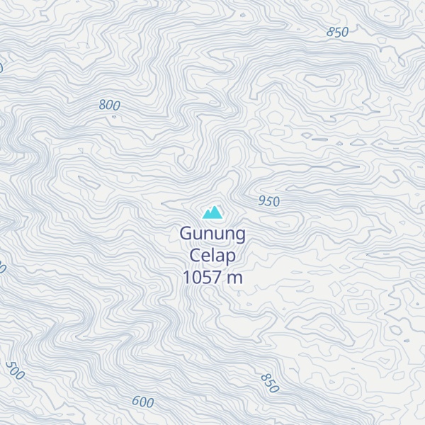Map of Gunung Celap