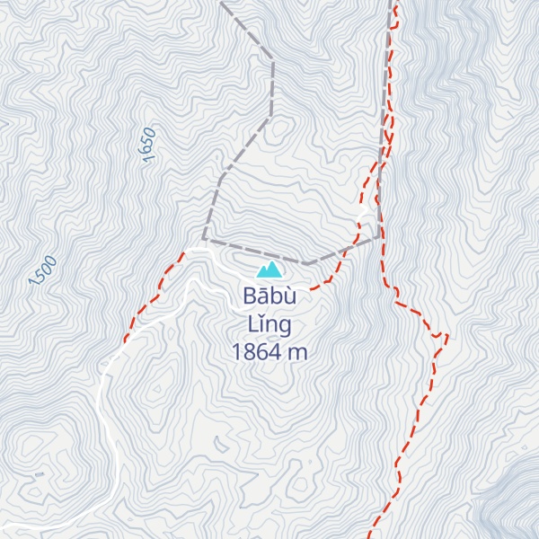 Map of Bābù Lǐng