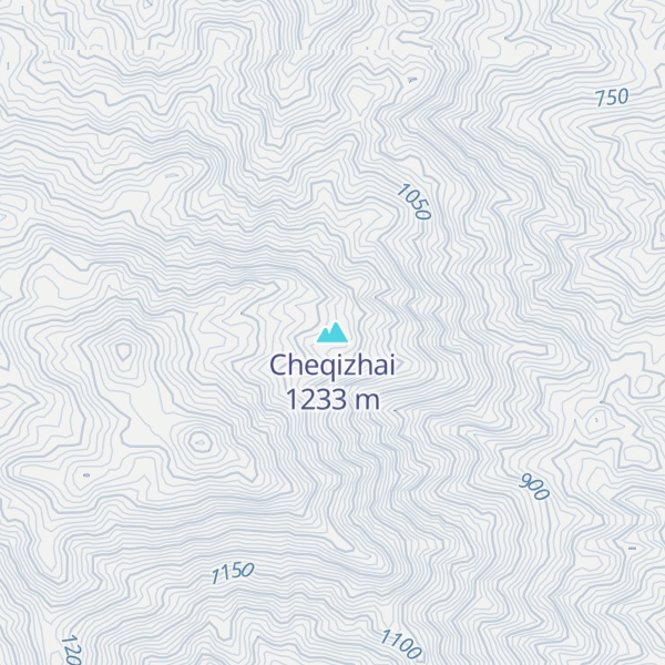 Map of Cheqizhai