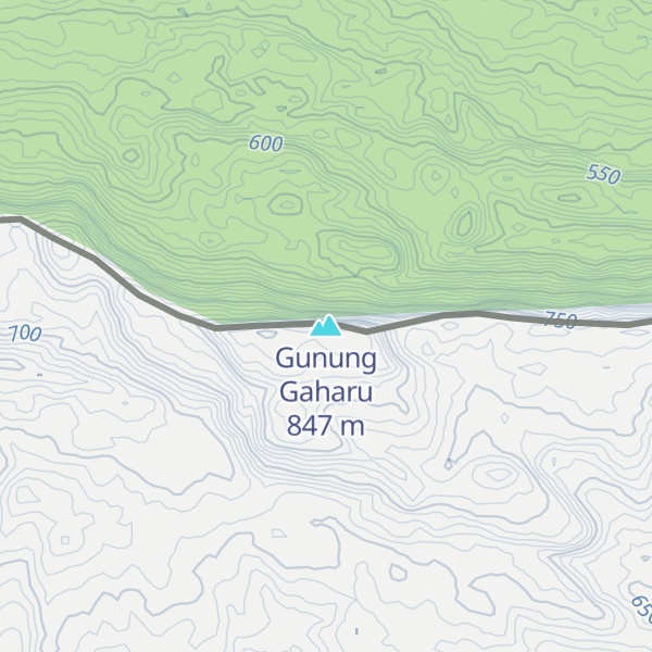 Map of Gunung Gaharu