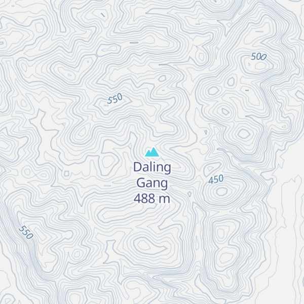 Map of Daling Gang