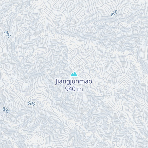 Map of Jiangjunmao