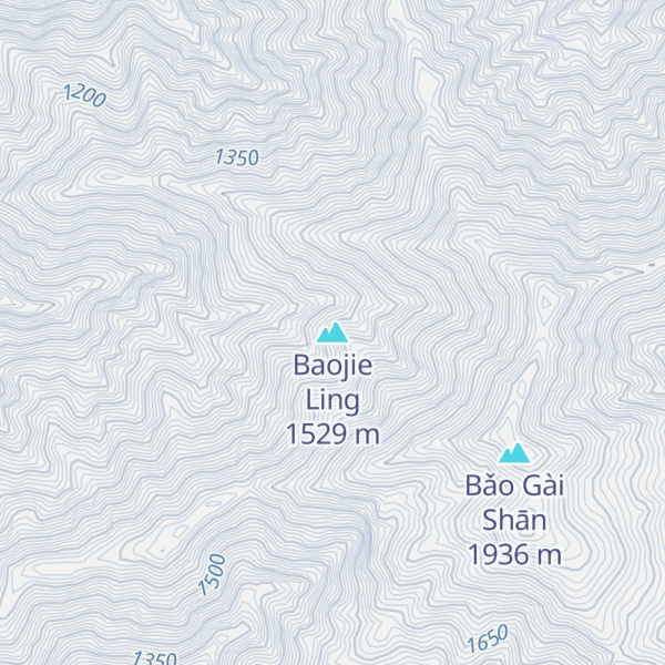 Map of Baojie Ling