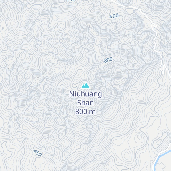 Map of Niuhuang Shan