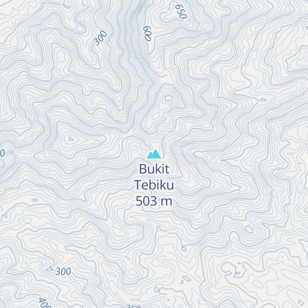 Map of Bukit Tebiku