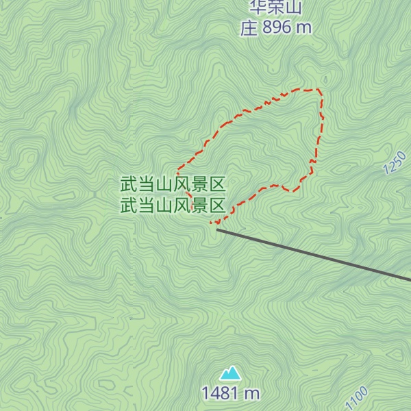 Map of Mount Wudang