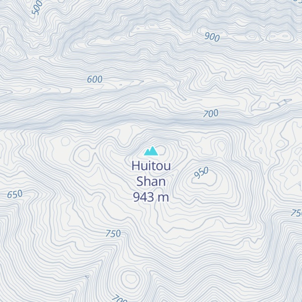 Map of Huitou Shan