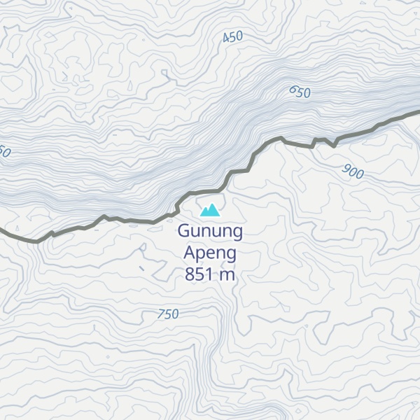 Map of Gunung Apeng