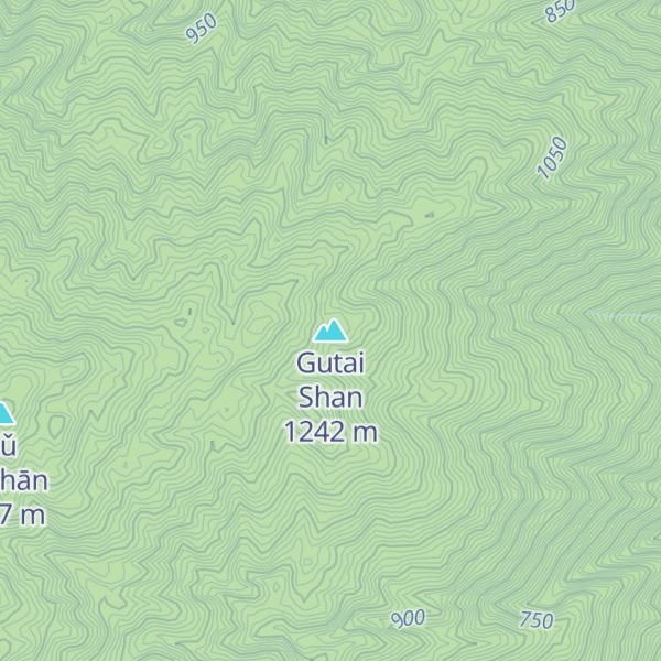 Map of Gutai Shan