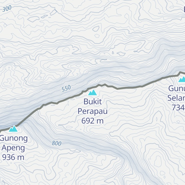 Map of Bukit Perapau
