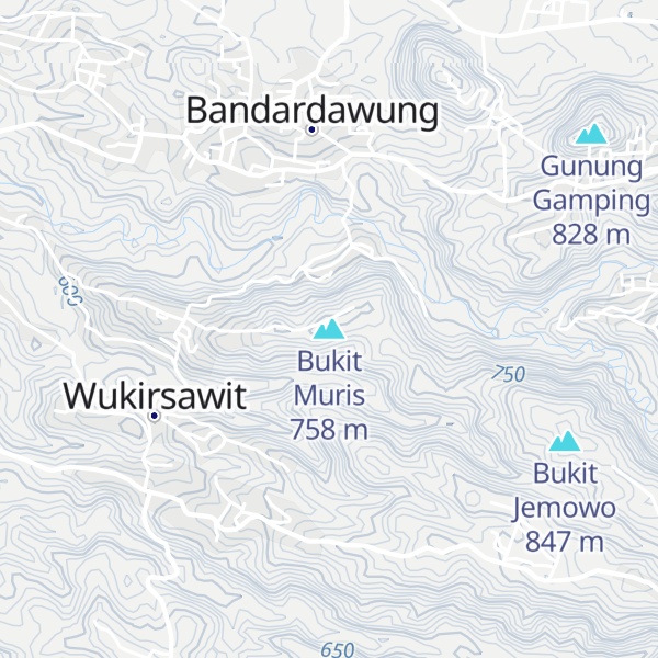 Map of Bukit Muris
