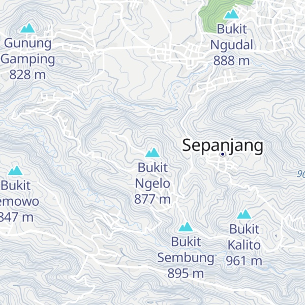 Map of Bukit Ngelo