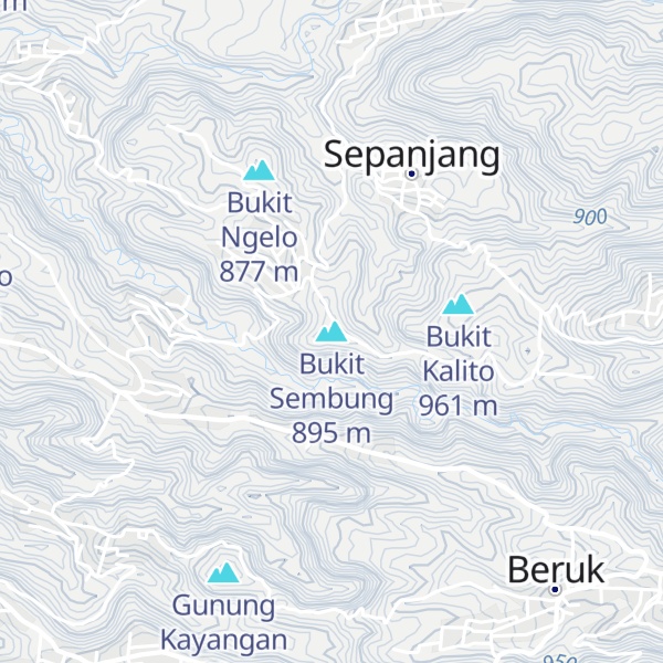 Map of Bukit Sembung