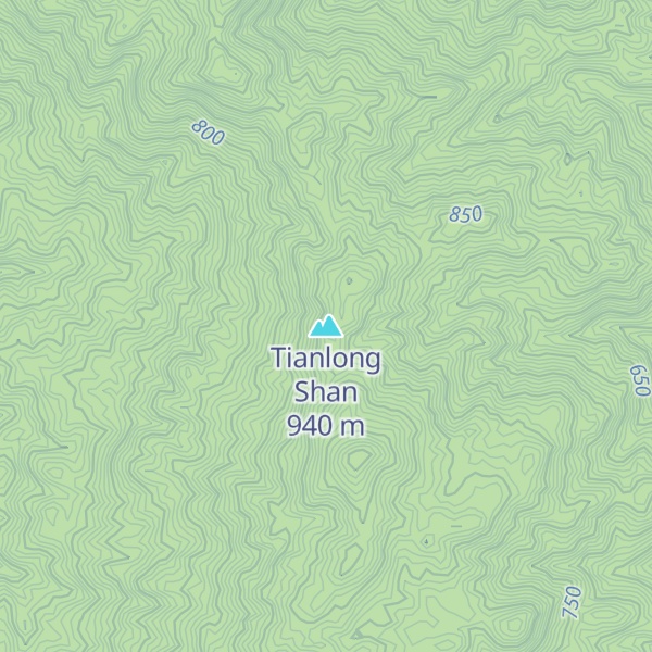 Map of Tianlong Shan