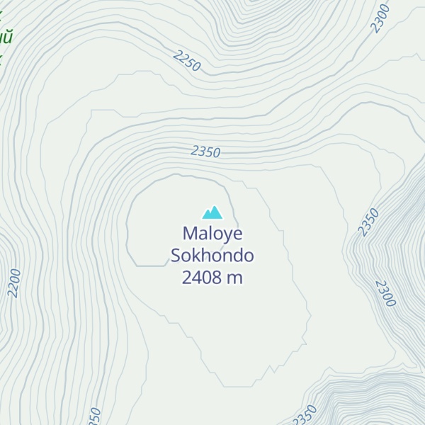 Map of Maloye Sokhondo
