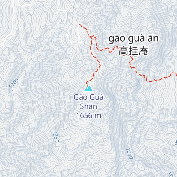 Map of Gāo Guà Shān