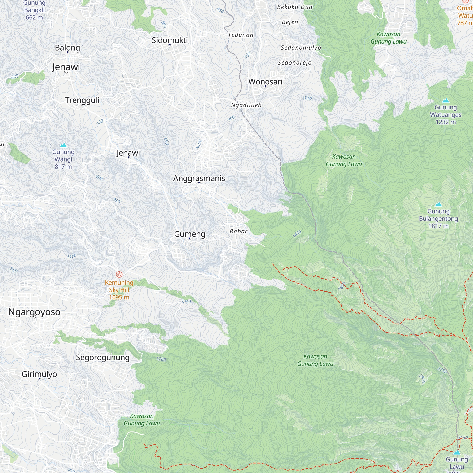 Base Camp Babar map