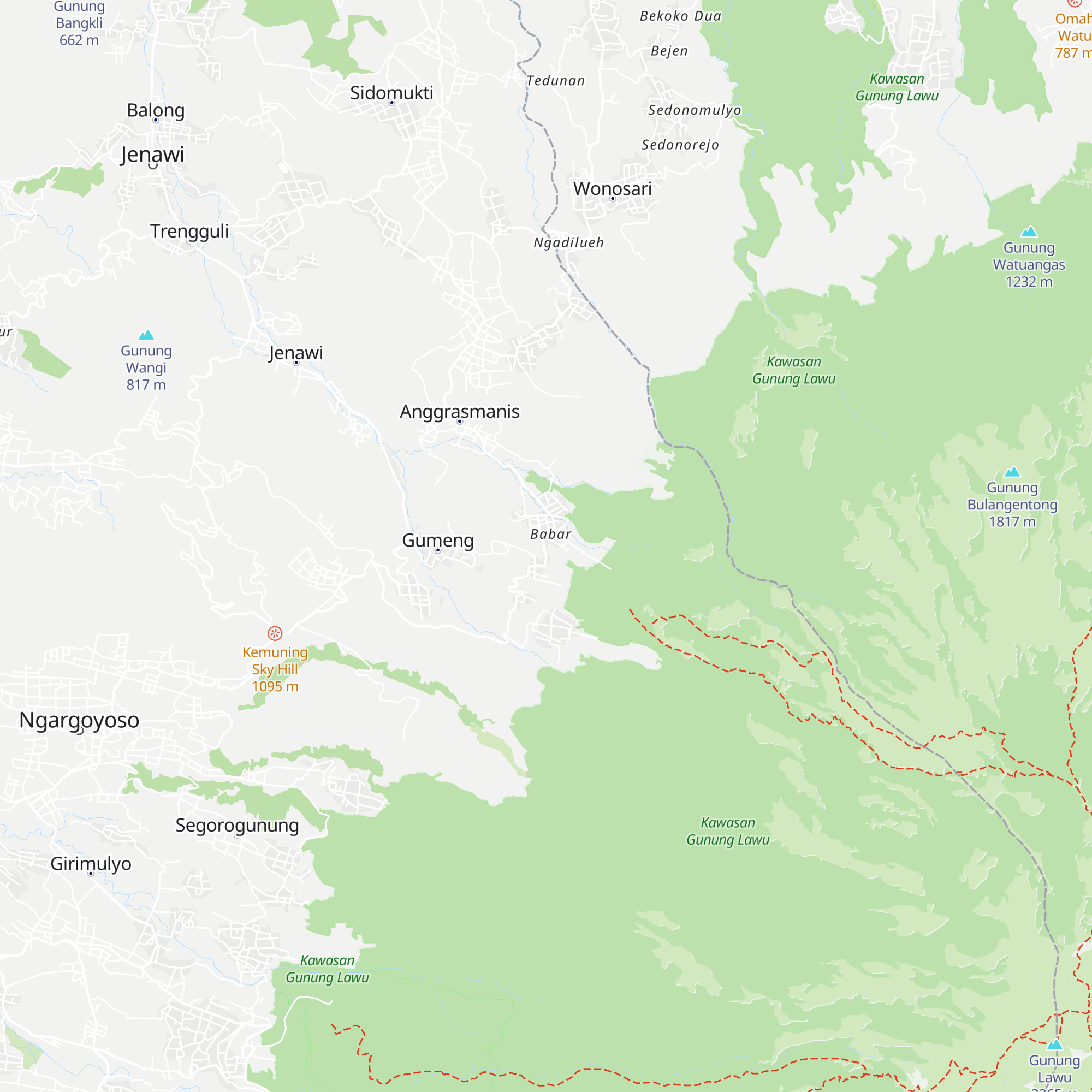 Base Camp Babar map