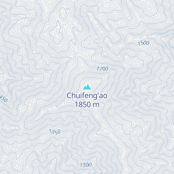 Map of Chuifeng'ao