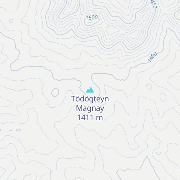 Map of Tödögteyn Magnay