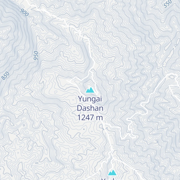 Map of Yungai Dashan