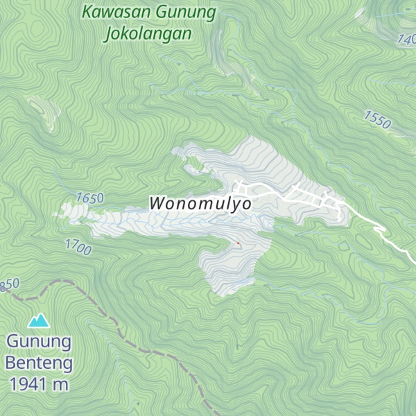 Map of Base Camp Jobolarangan Wonomulyo